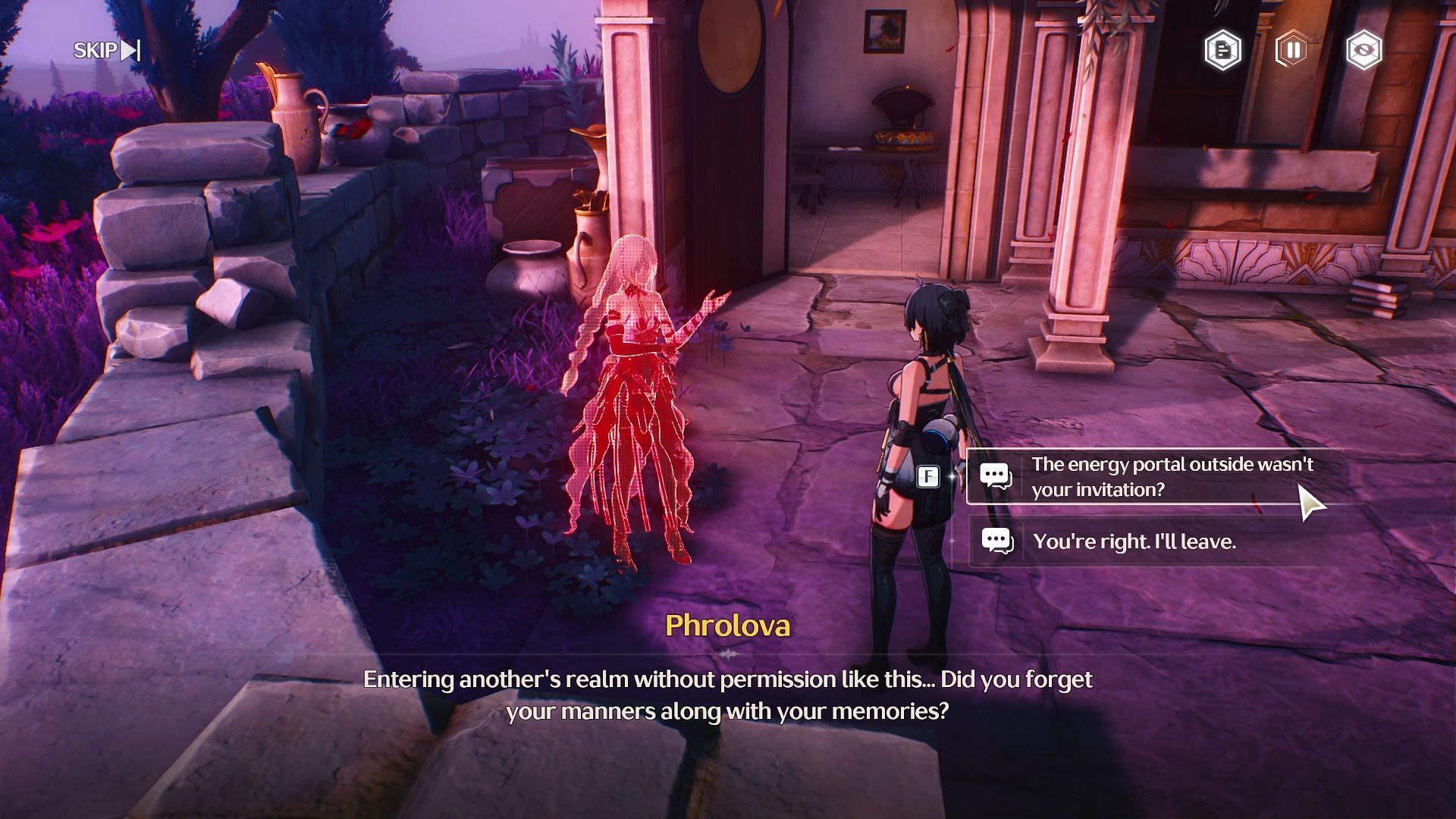 Interact with Phrolova in Lost Beyond to unlock the hidden trophy (Image via Kuro Games)