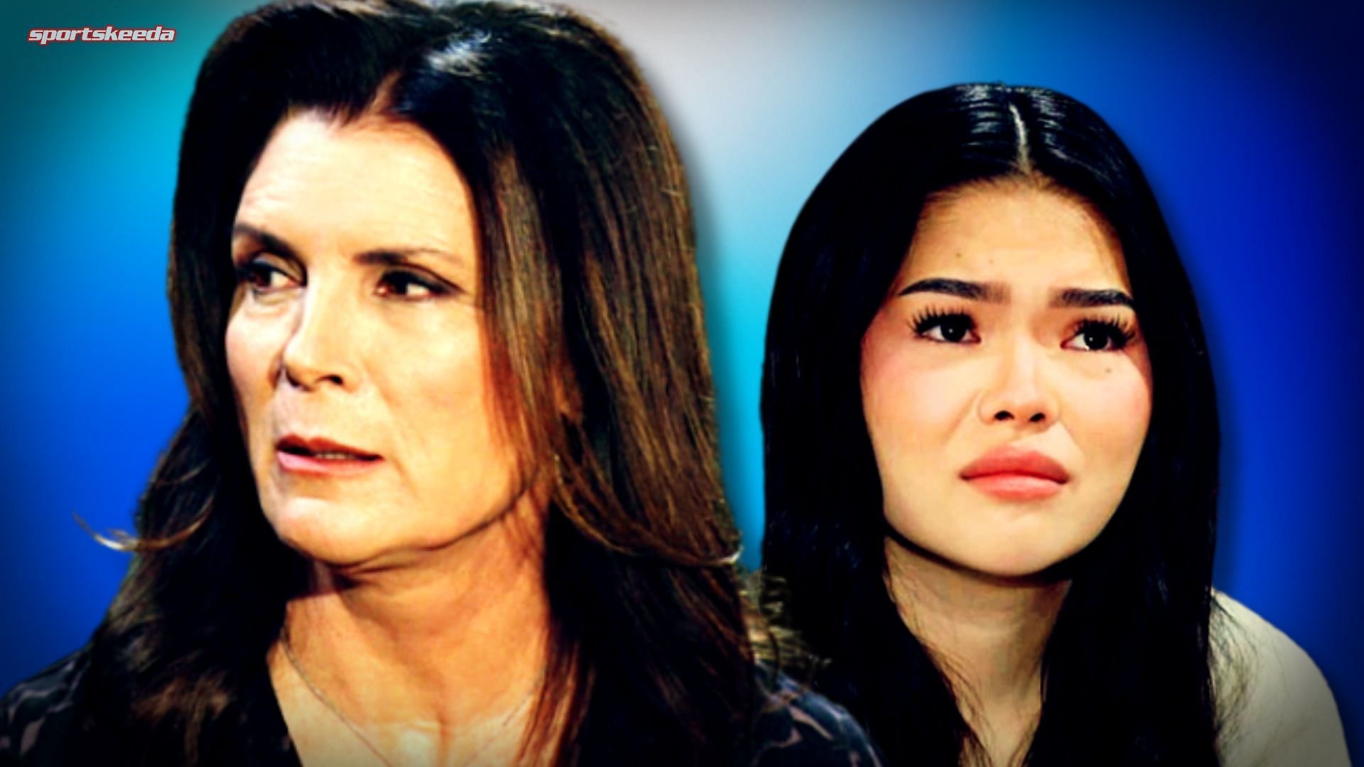 Luna and Sheila on The Bold and the Beautiful (Custom edit by Sportskeeda, Original Image [CBS])