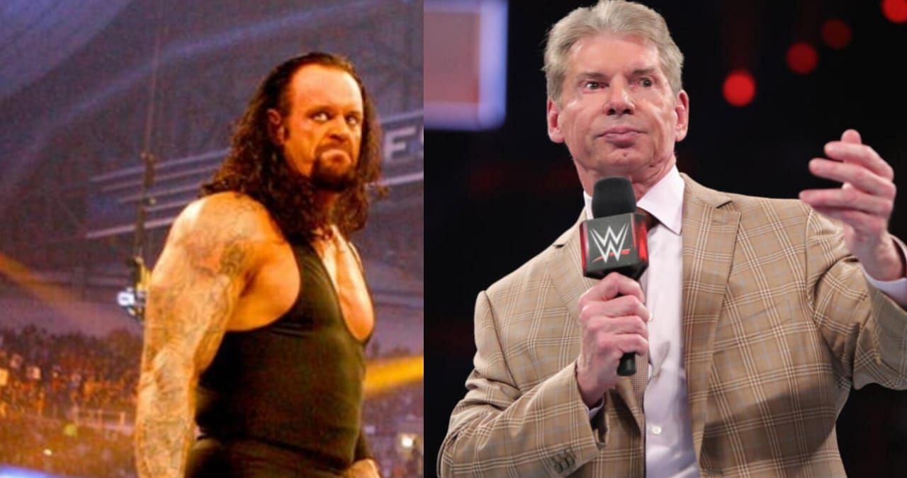 The Undertaker (left), Vince McMahon (right). Image credits: wwe.com