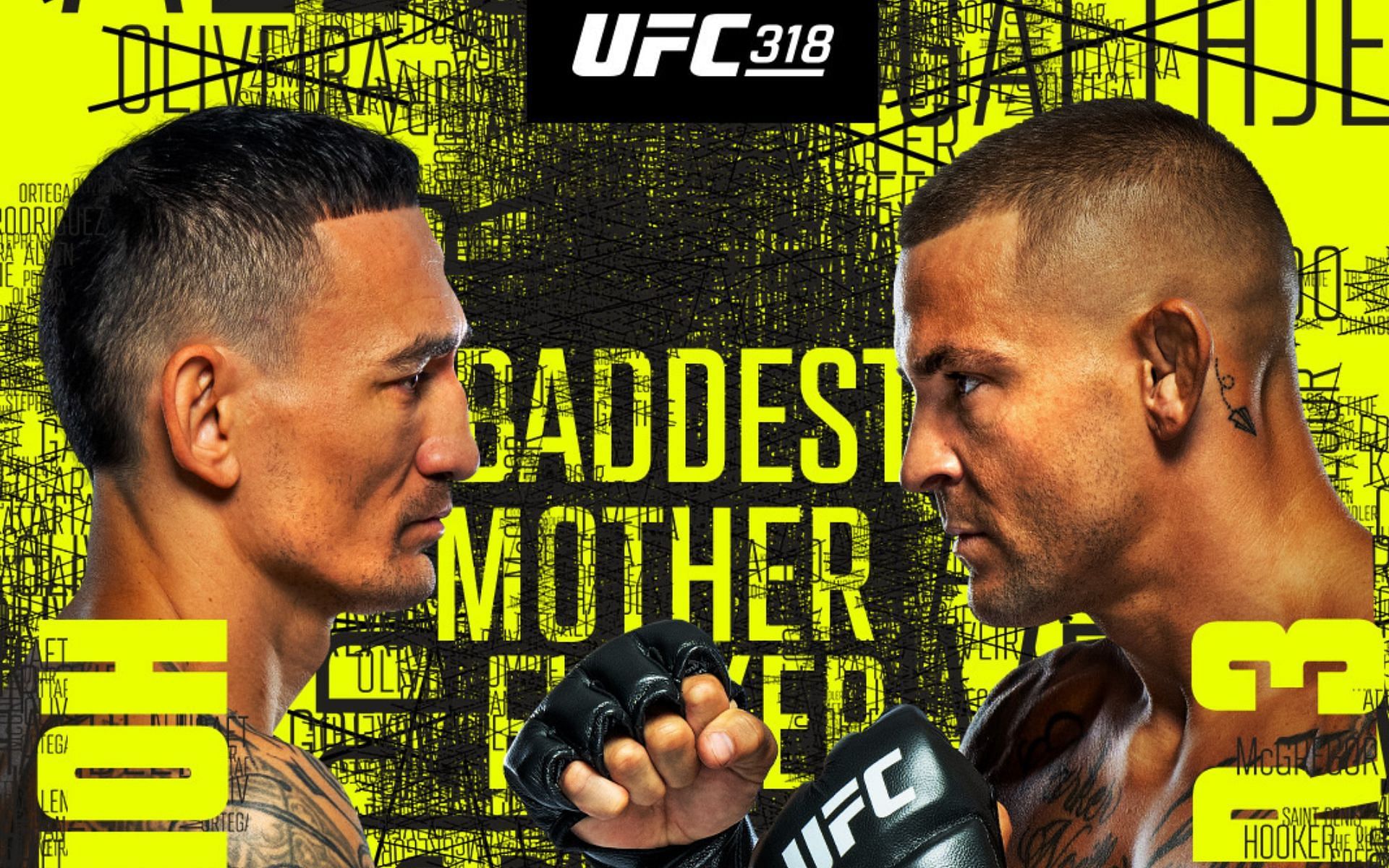 Max Holloway and Dustin Poirier square off in New Orleans next weekend [Image: @ufc on X]