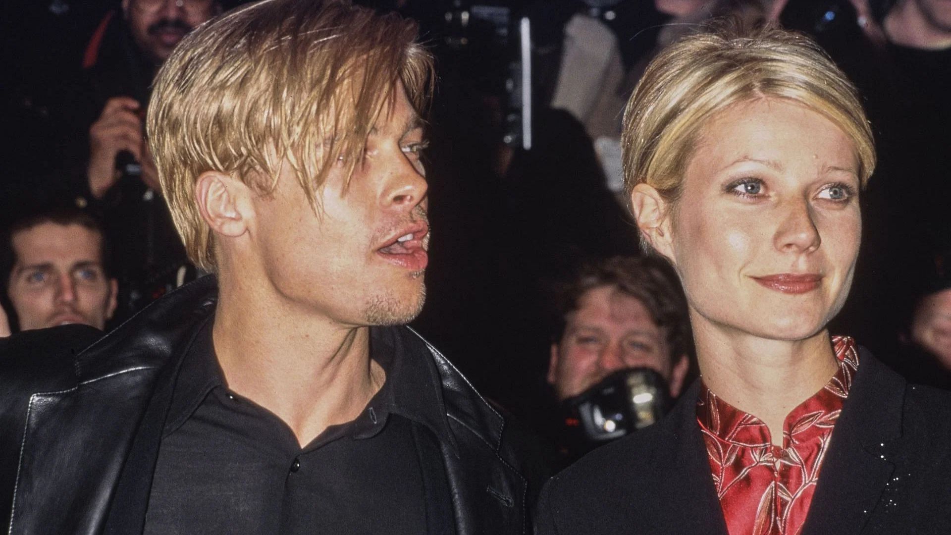 Brad Pitt and Gwyneth Paltrow, 1997 (Image via Getty)