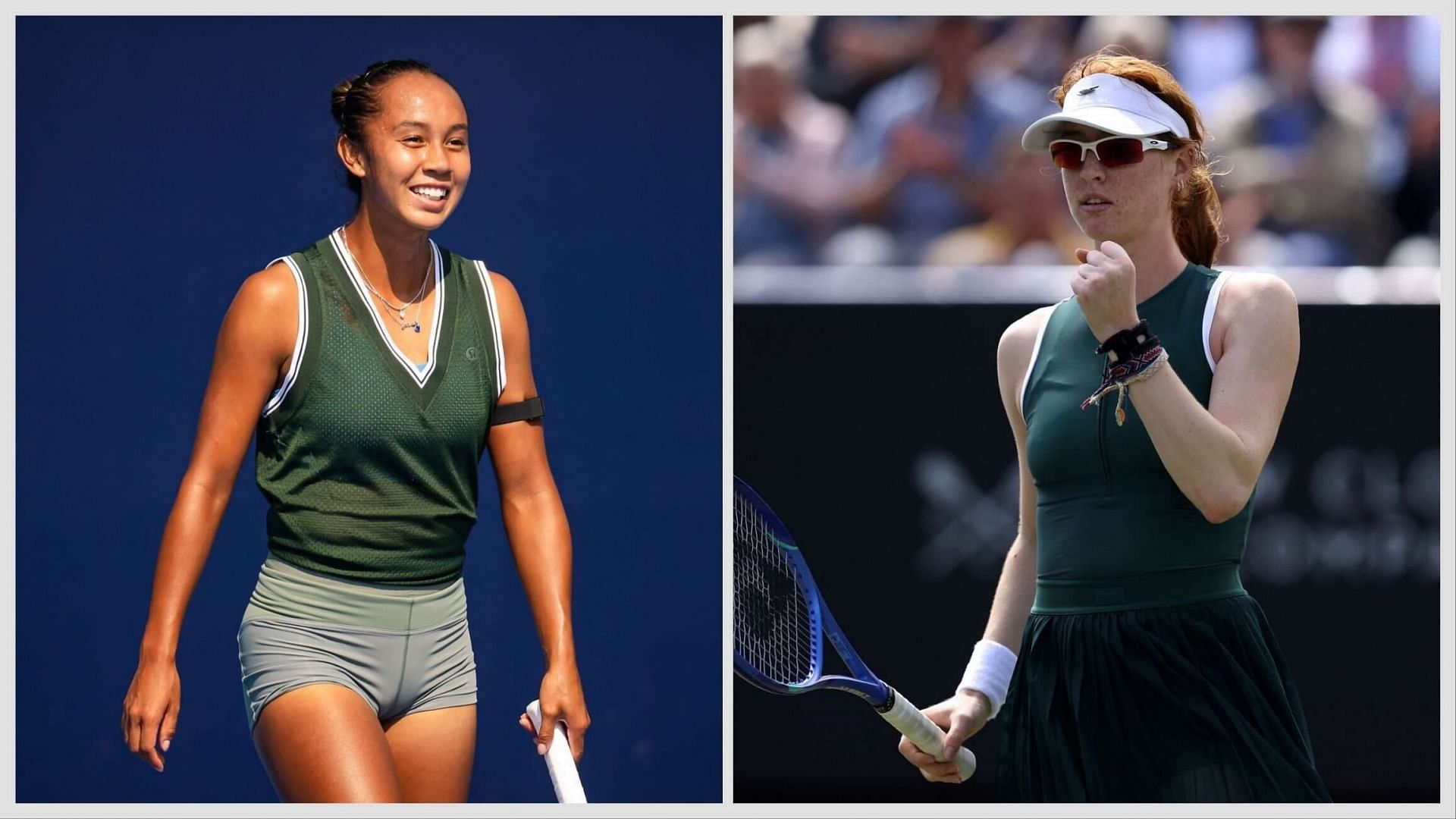 Leylah Fernandez vs Maya Joint is one of the first-round matches at the Citi DC Open 2025. (Photos: Getty)