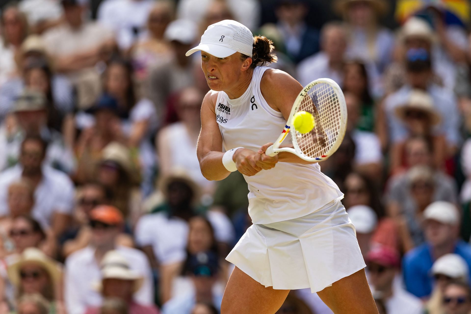 Swiatek at Wimbledon 2025 (Image Source: Getty)
