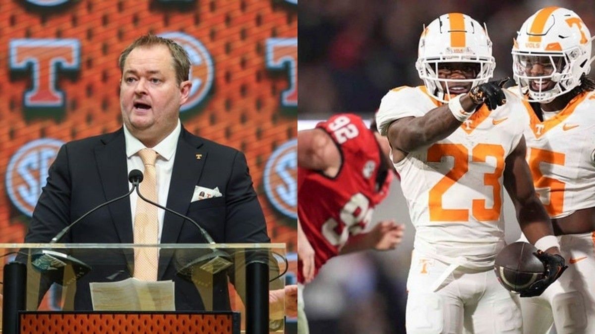 Josh Heupel (L) SEC Media Day &amp; Boo Carter (R) The Knoxville News-Sentinel (Image Credits: Imagn)