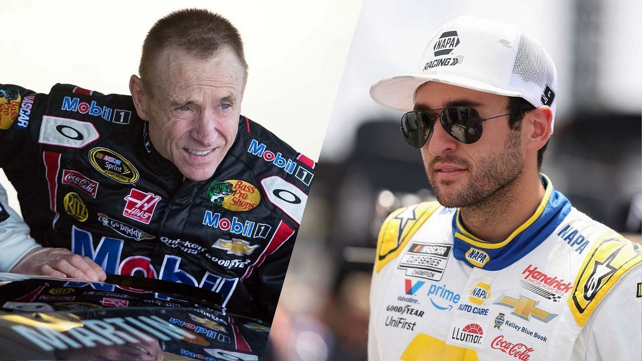 Mark Martin and Chase Elliott 