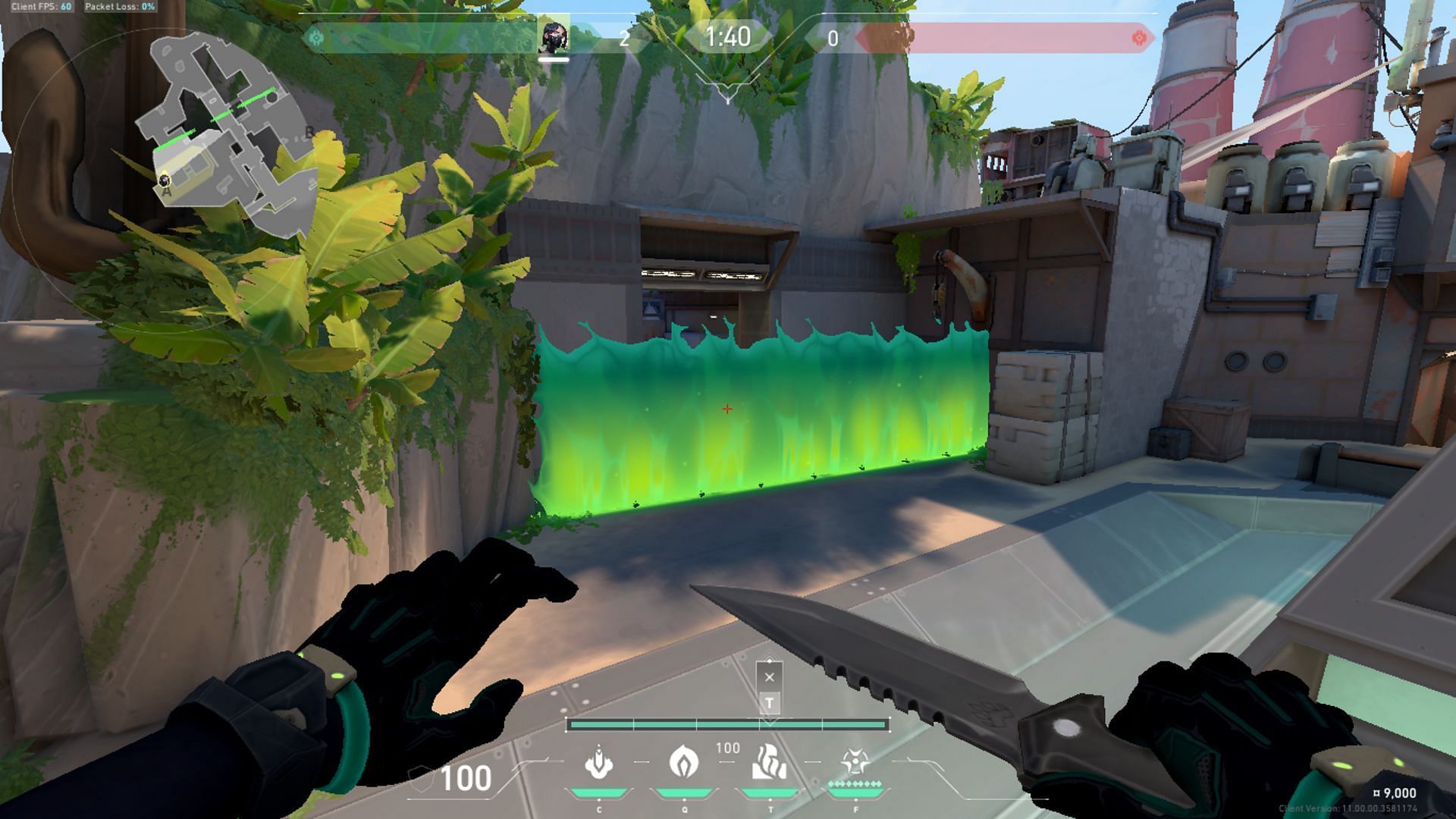 A Site wall in action (Image via Riot Games)