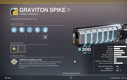 Destiny 2 Graviton Spike Exotic weapon guide: How to get, perks, and more