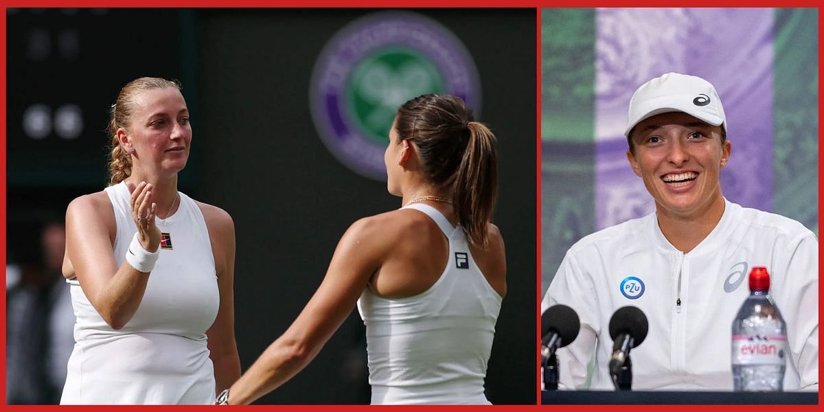 "It was embarrassing" - Iga Swiatek left red-faced after revealing what she said to Petra Kvitova post her Wimbledon farewell