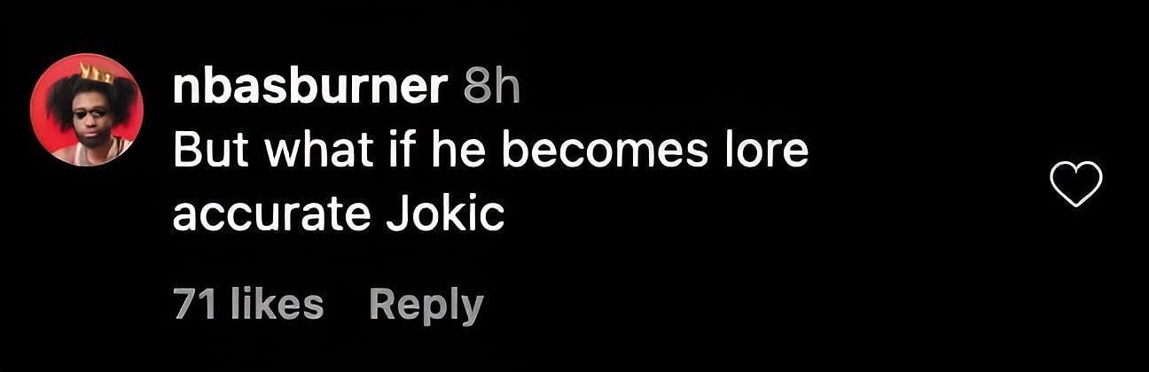 IG comment