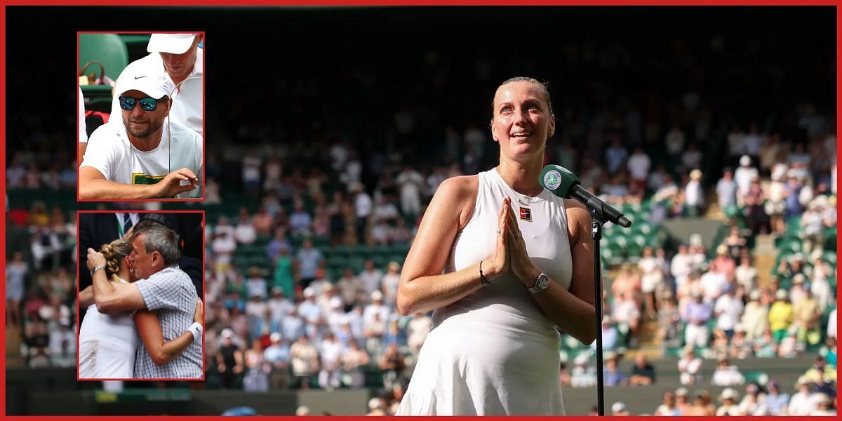 Petra Kvitova and her coach father (insets0(Source: Getty)