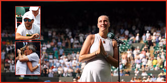 "My first coach was my dad, my last coach is my husband" - Petra Kvitova sends emotional message to family after heartbreaking exit in final Wimbledon