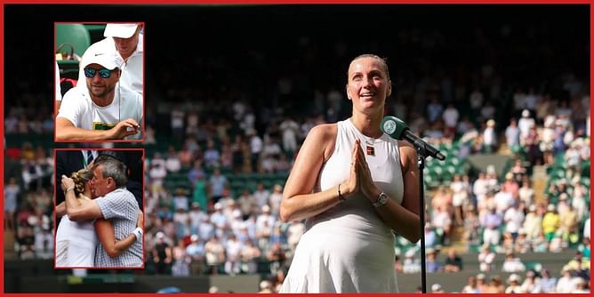 "My first coach was my dad, my last coach is my husband" - Petra Kvitova sends emotional message to family after heartbreaking exit in final Wimbledon