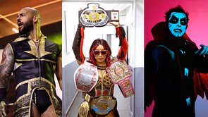 Ricochet, Mercedes Moné, Danhausen, and other AEW stars react as major WWE Superstars announce engagement