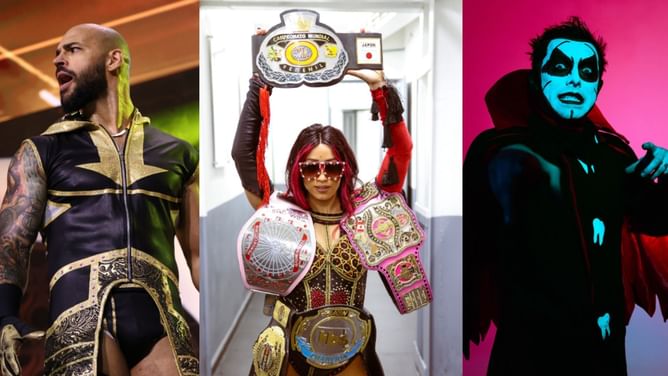 Ricochet, Mercedes Moné, Danhausen, and other AEW stars react as major WWE Superstars announce engagement