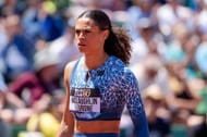 Sydney McLaughlin-Levrone of the United States during the Prefontaine Classic at Hayward Field in Eugene, Oregon. (Photo by Getty Images)