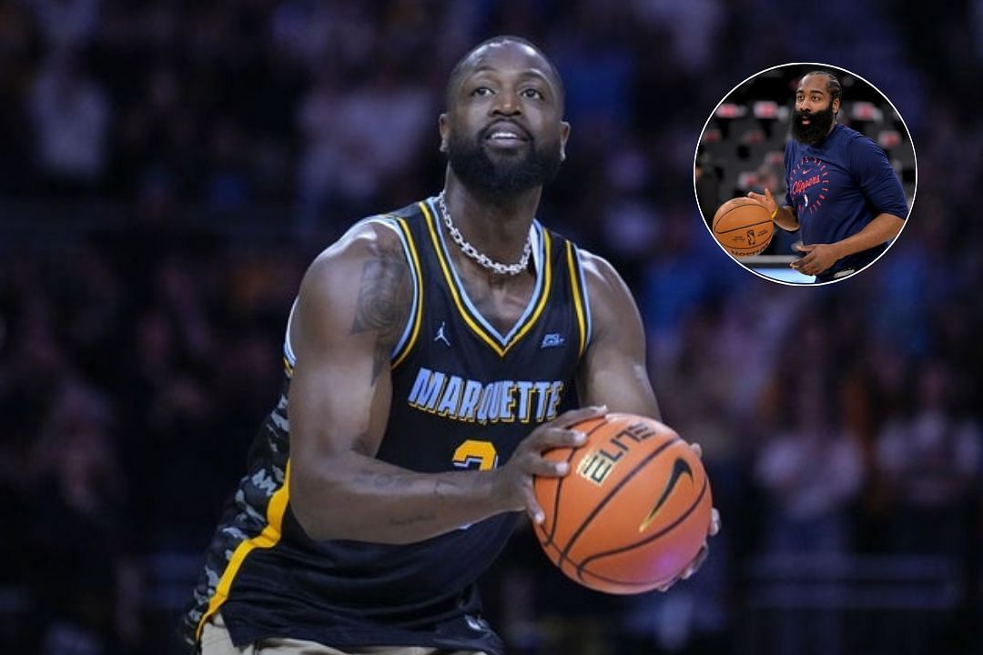 Dwyane Wade takes insane dig at James Harden amid growing comparisons: &quot;I can have more stats if I didn&rsquo;t care about winning&quot; (Source: Imagn)