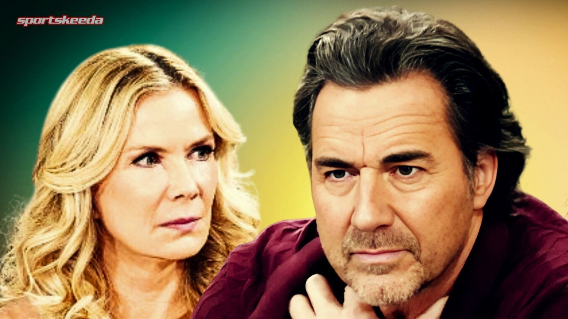 Brooke and Ridge of The Bold and the Beautiful (Custom edit by Sportskeeda, Original images via CBS Network)