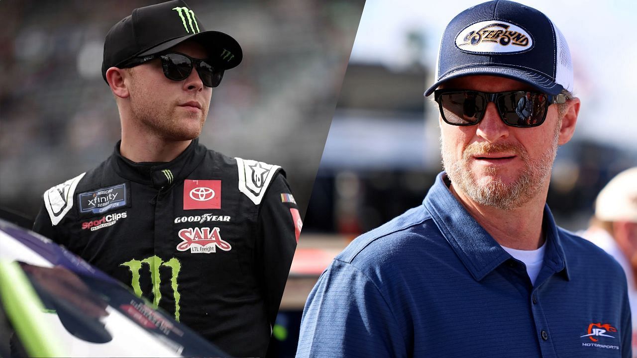 Ty Gibbs and Dale Earnhardt Jr.