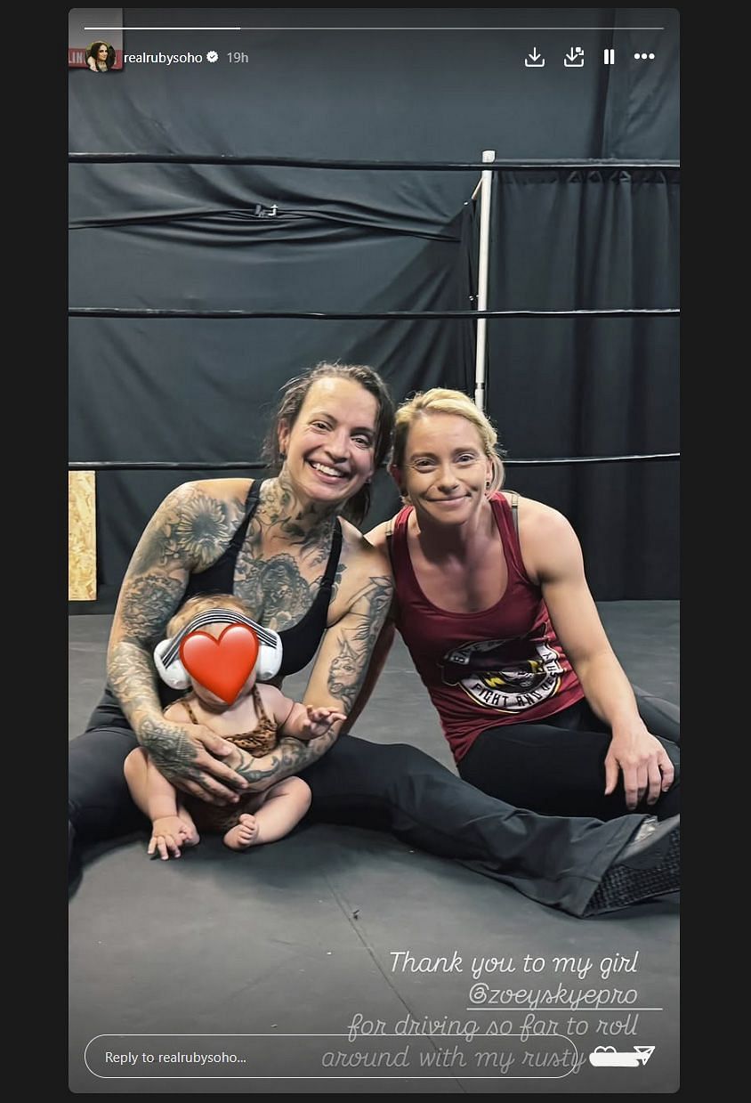 Credit: Ruby Soho&#039;s Instagram Stories