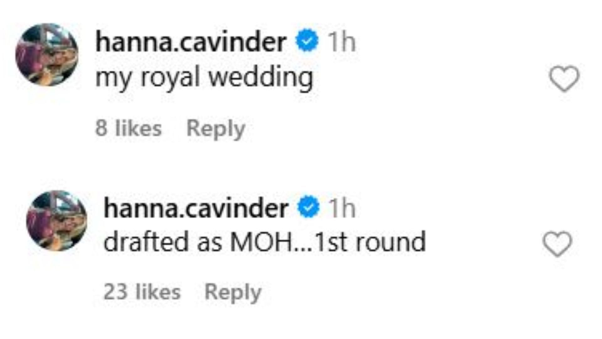 Credit: IG/@haleycavinder