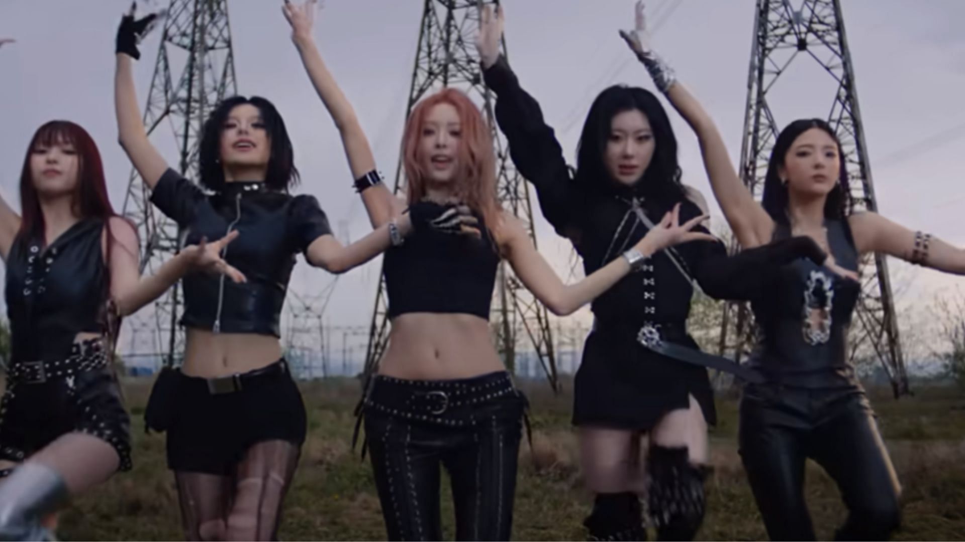 A still image from the music video of the band (Image via YouTube/@JYP Entertainment)