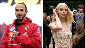 WATCH: Lewis Hamilton embraces a hug with 29-year-old British model at Silverstone during the British GP