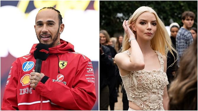 WATCH: Lewis Hamilton embraces a hug with 29-year-old British model at Silverstone during the British GP