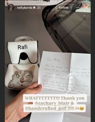 Nelly Korda Instagram story