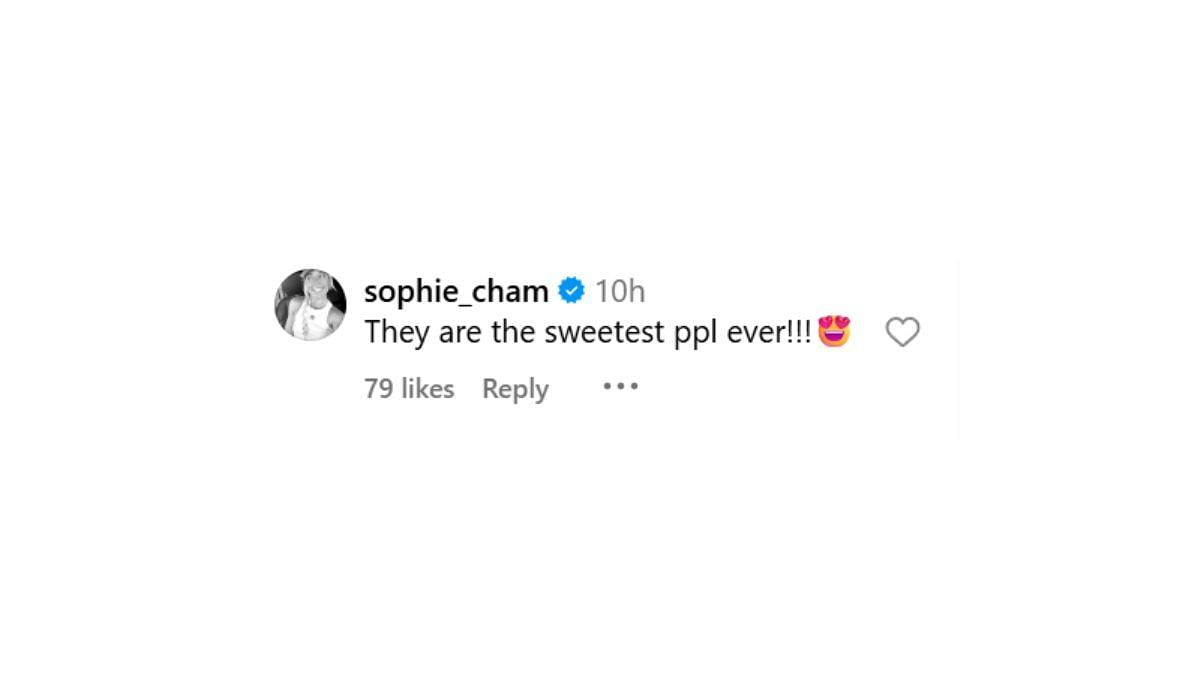 Sophie Cunnigham reacts to Saniya Rivers and Marina Mabrey&#039;s supposed hard launch (Source: Instagram/League Fits)
