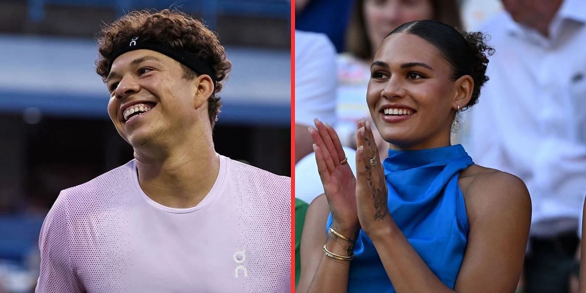 WATCH: Ben Shelton's girlfriend Trinity Rodman smiles wide as American celebrates after kicking off Citi DC Open campaign with a bang