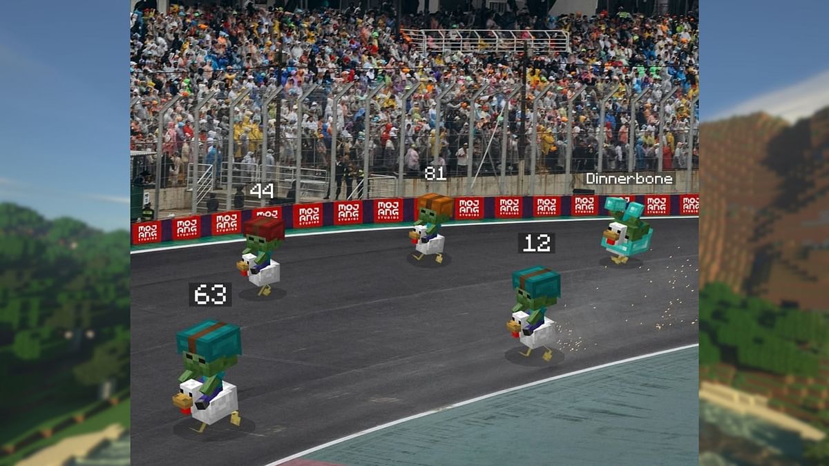 Cryptic social media post hints at Minecraft x F1 collaboration