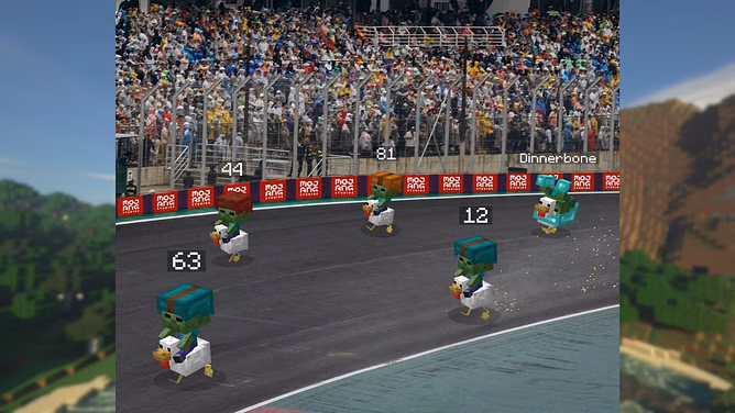 Cryptic social media post hints at Minecraft x F1 collaboration