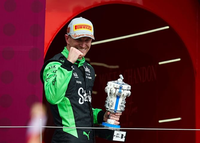 "Congratulations on the first podium - Your Mercedes Team": Nico Hulkenberg sent a surprise gift by the German team