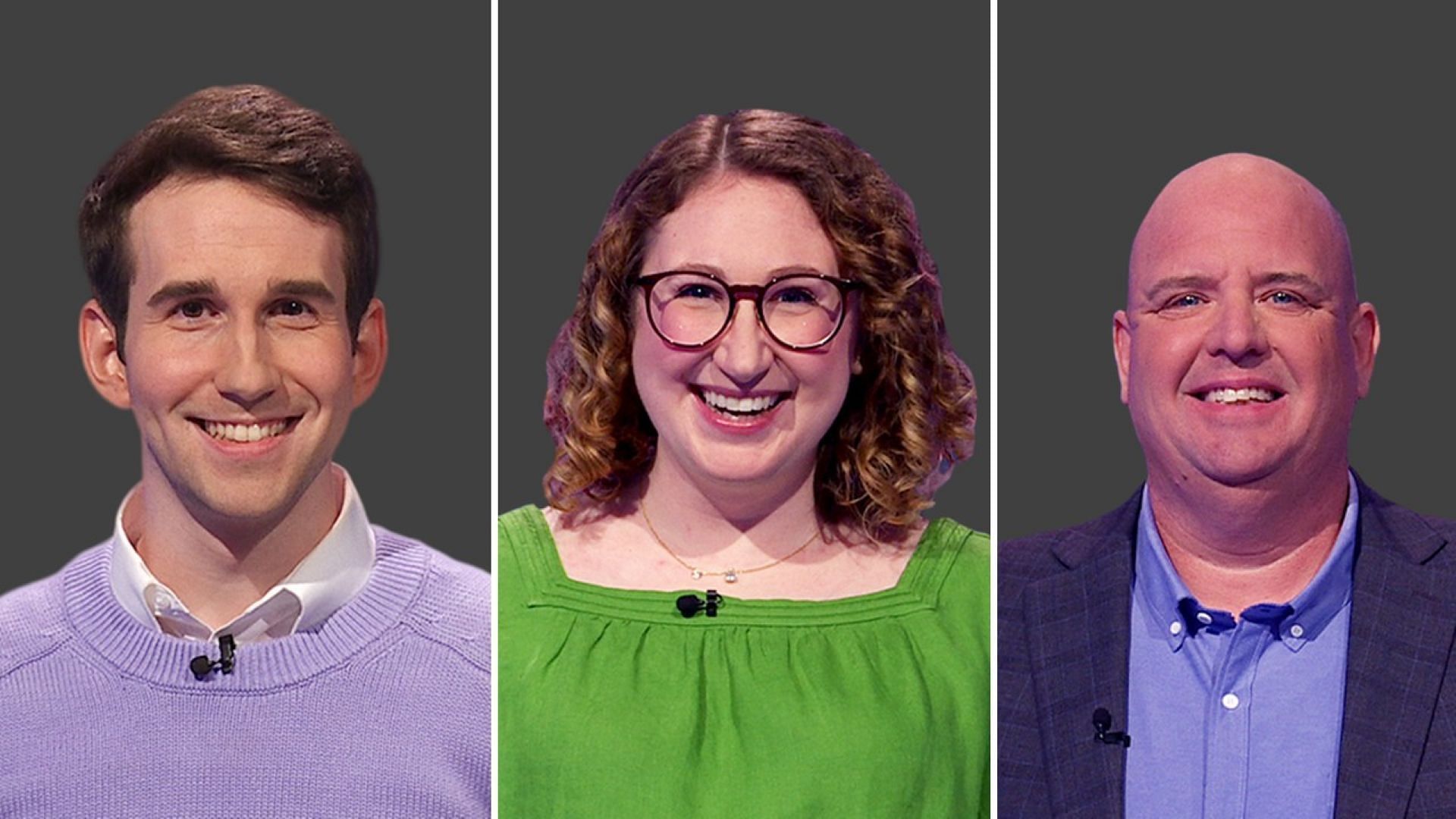 Jeopardy! contestants on July 21, 2025 (image via jeopardy.com)