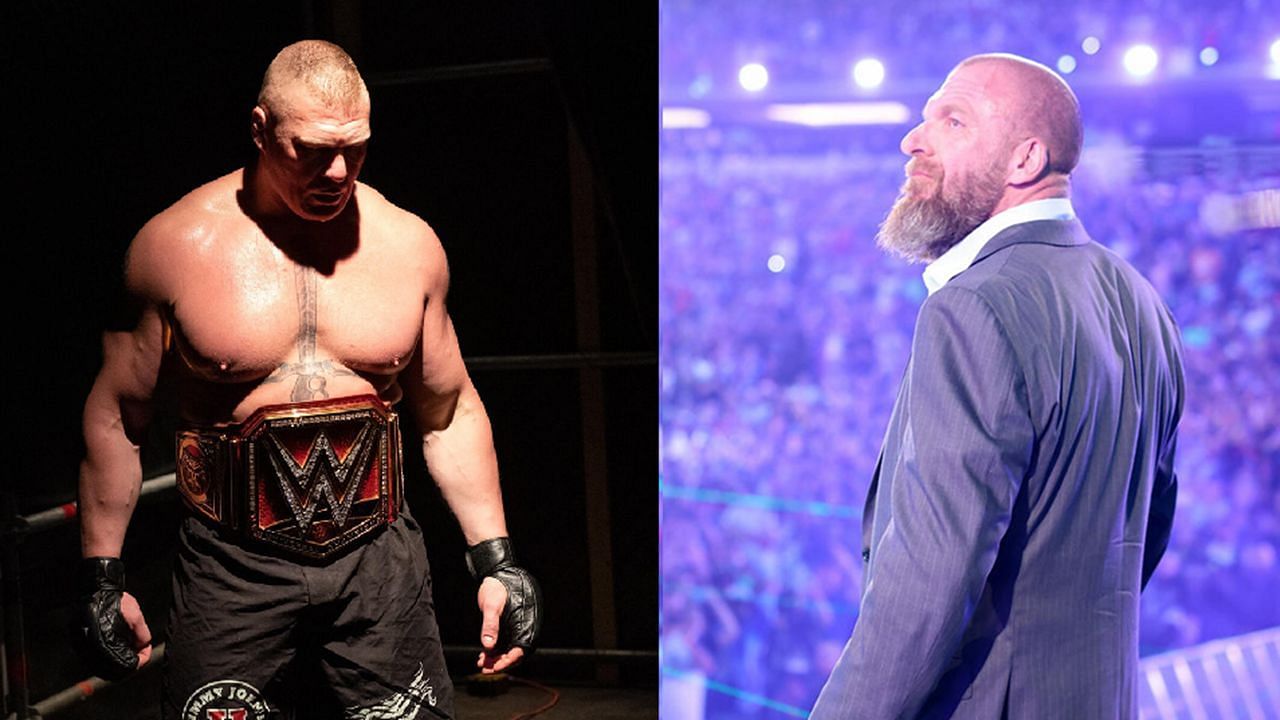 Brock Lesnar and Triple H (via WWE