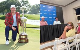 WATCH: Ben Griffin crashes PGA Tour rival's press conference at Wyndham Championship
