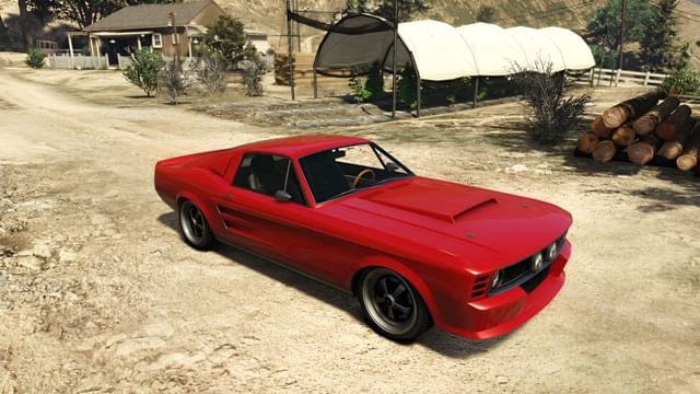 Here's a look at the Muscle Car in question (Image via Rockstar Games)