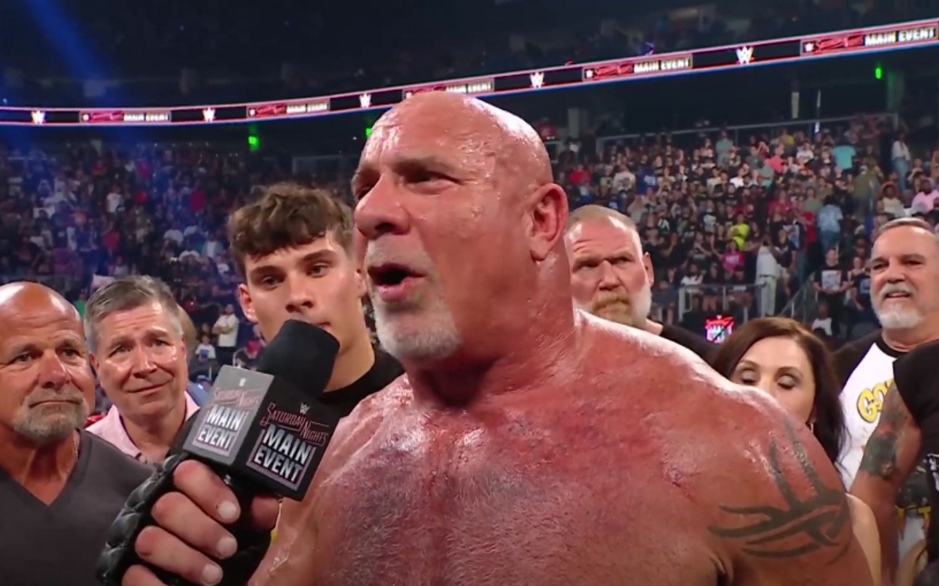 A farewell moment turned sour (Pic Courtesy: WWE on YouTube)