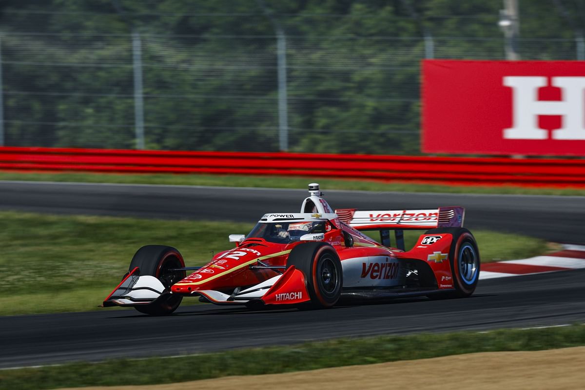 Will Power's car lights on fire at IndyCar Mid-Ohio race as he becomes second victim of Team Penske's car issues