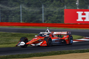 Will Power's car lights on fire at IndyCar Mid-Ohio race as he becomes second victim of Team Penske's car issues