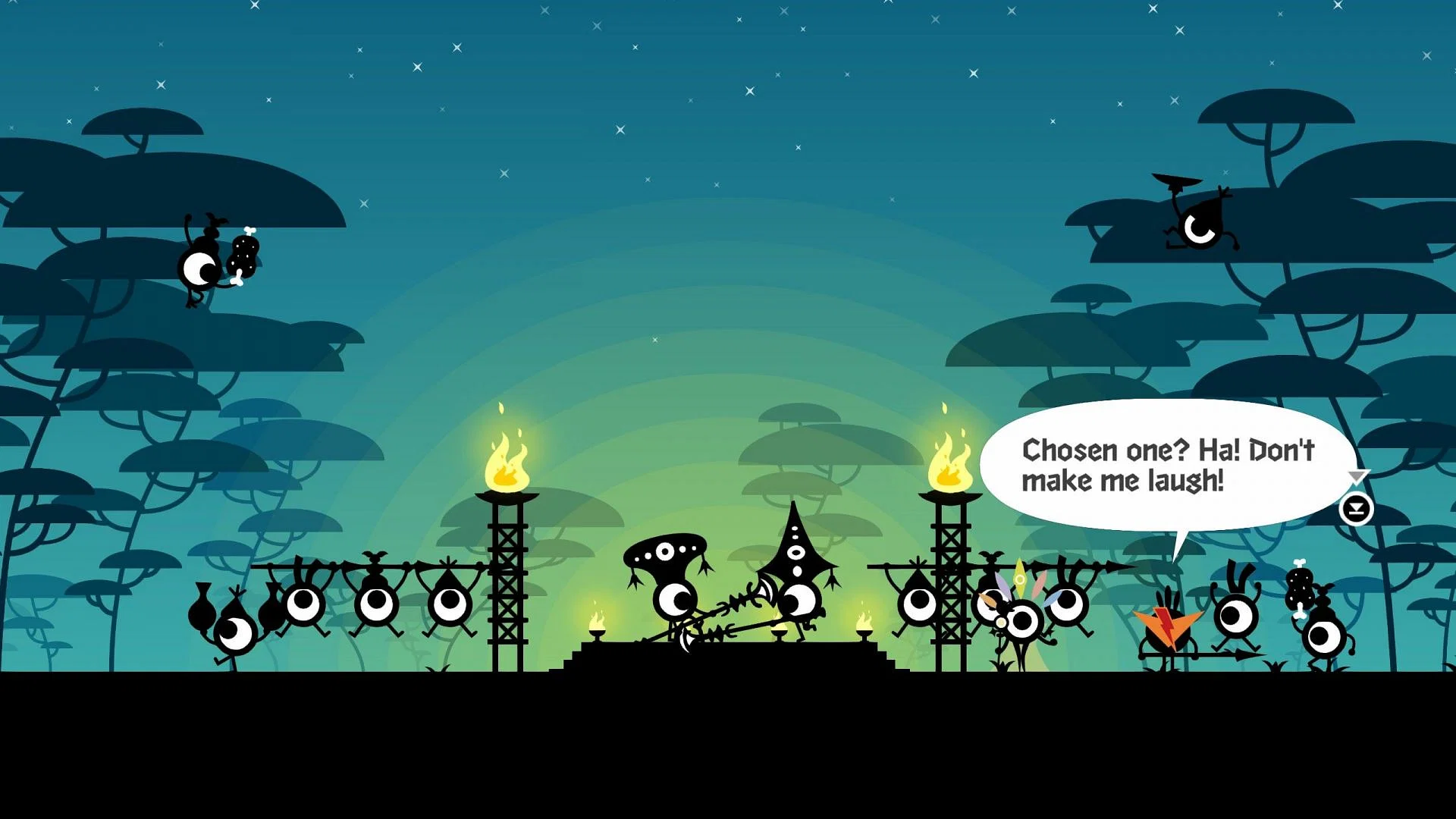 Despite its issues, Patapon 1+2 Replay is a charming game (Image via Bandai Namco Entertainment)
