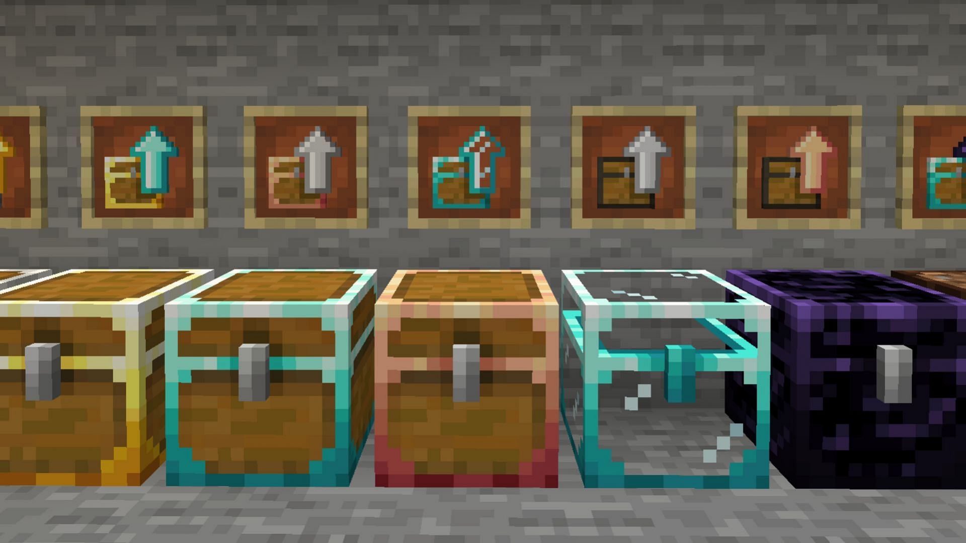 Iron chests is a mod that brings various kinds of chests of varying sizes (Image via CurseForge/ProgWML6)