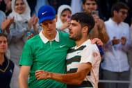 Carlos Alcaraz and Jannik Sinner at the 2025 French Open - Image Source: Getty