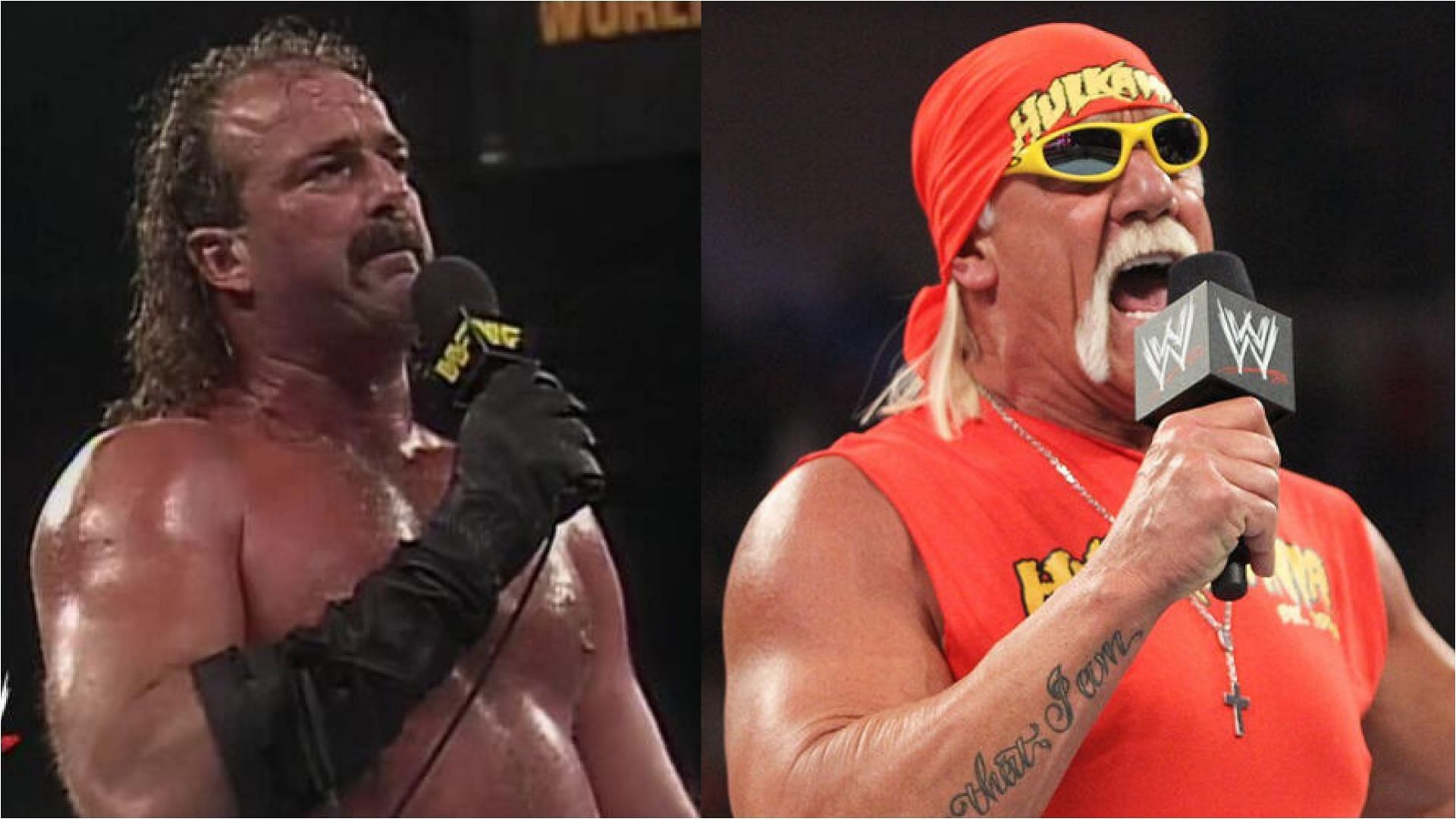 Jake Roberts and Hulk Hogan