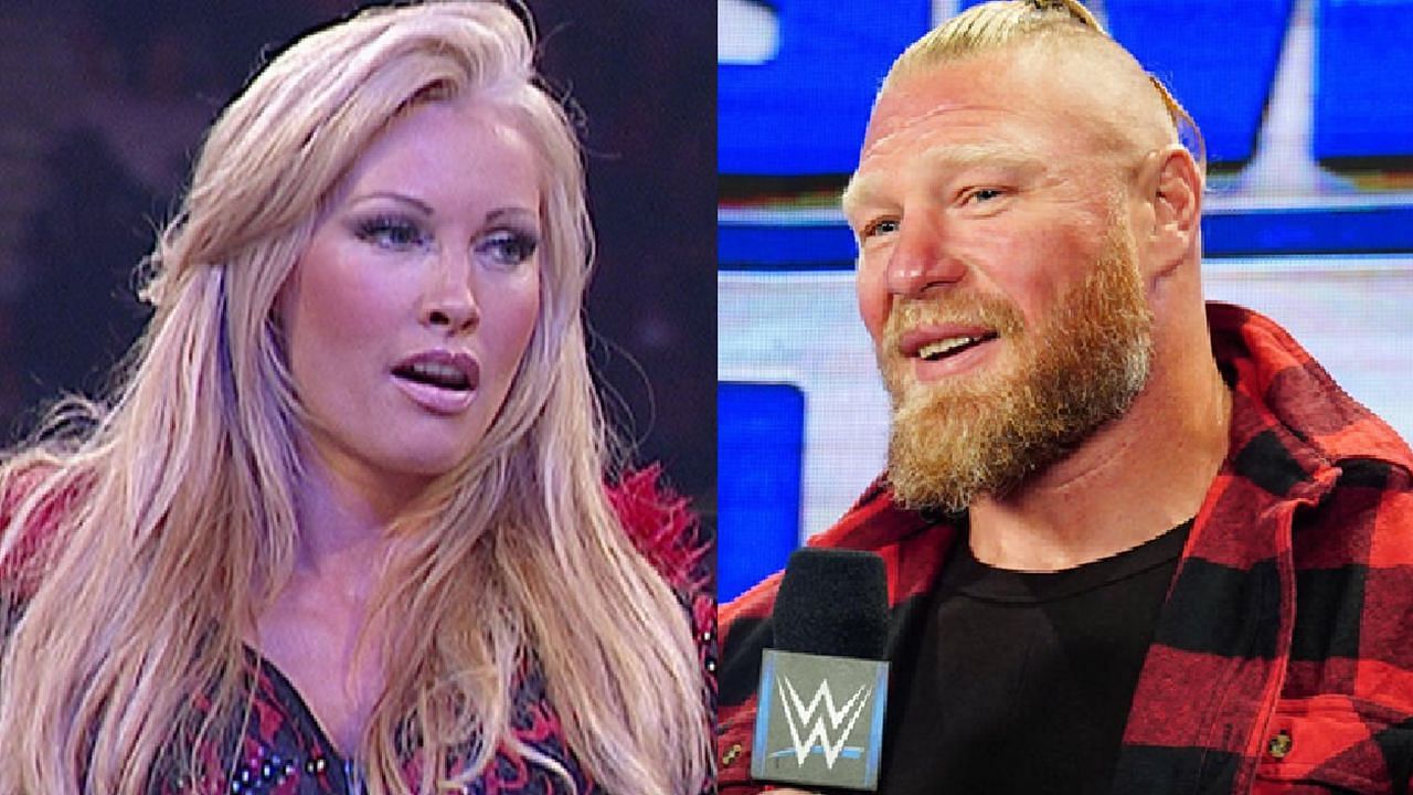 Sable and Lesnar (via WWE