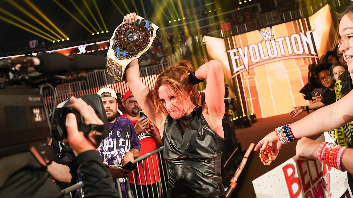 Becky Lynch at WWE Evolution (Picture credits: WWE.com)