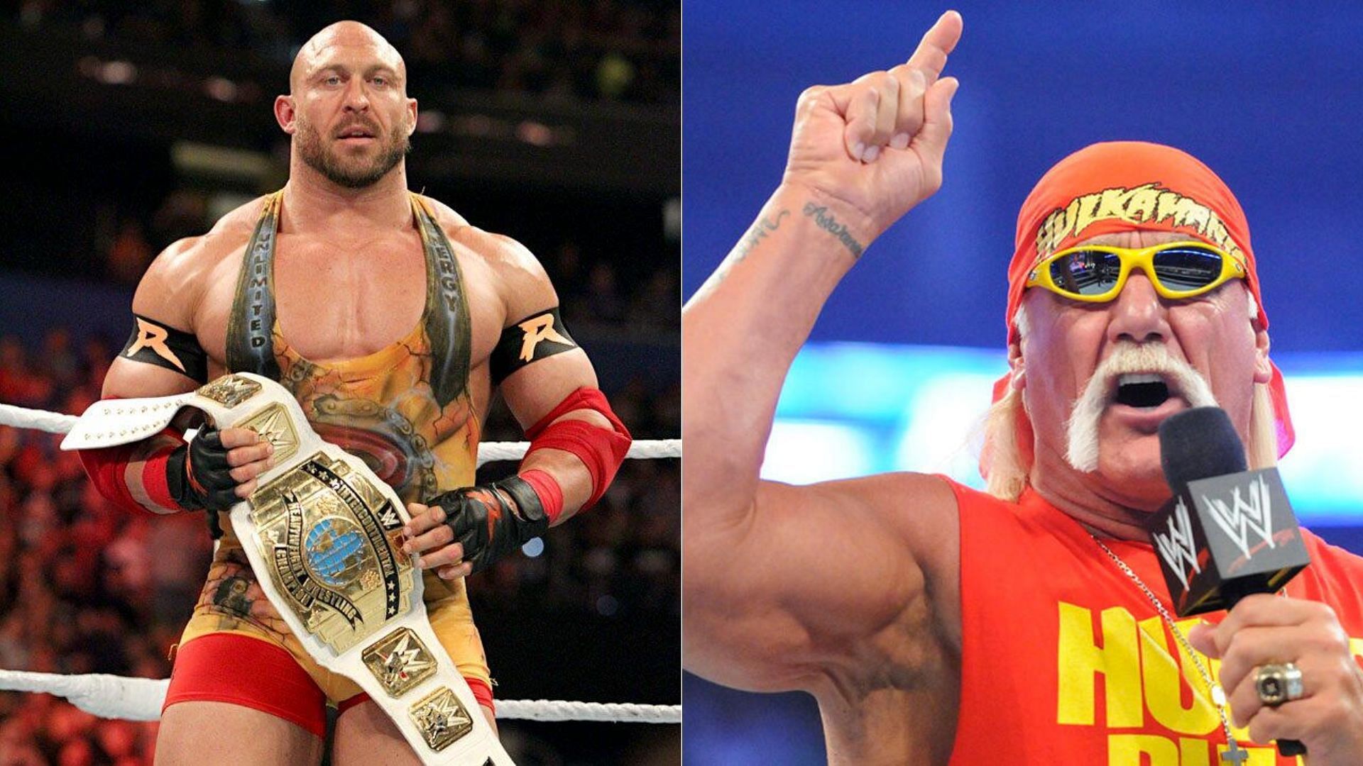 Ryback (left); Hulk Hogan (right) [Image Credits: wwe.com]