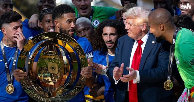 “I wasn’t expecting him” - Reece James reveals what Donald Trump told him while lifting Club World Cup trophy with Chelsea players