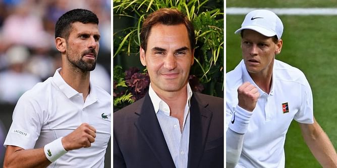 Roger Federer makes bold prediction for Novak Djokovic & Jannik Sinner’s Wimbledon SF showdown