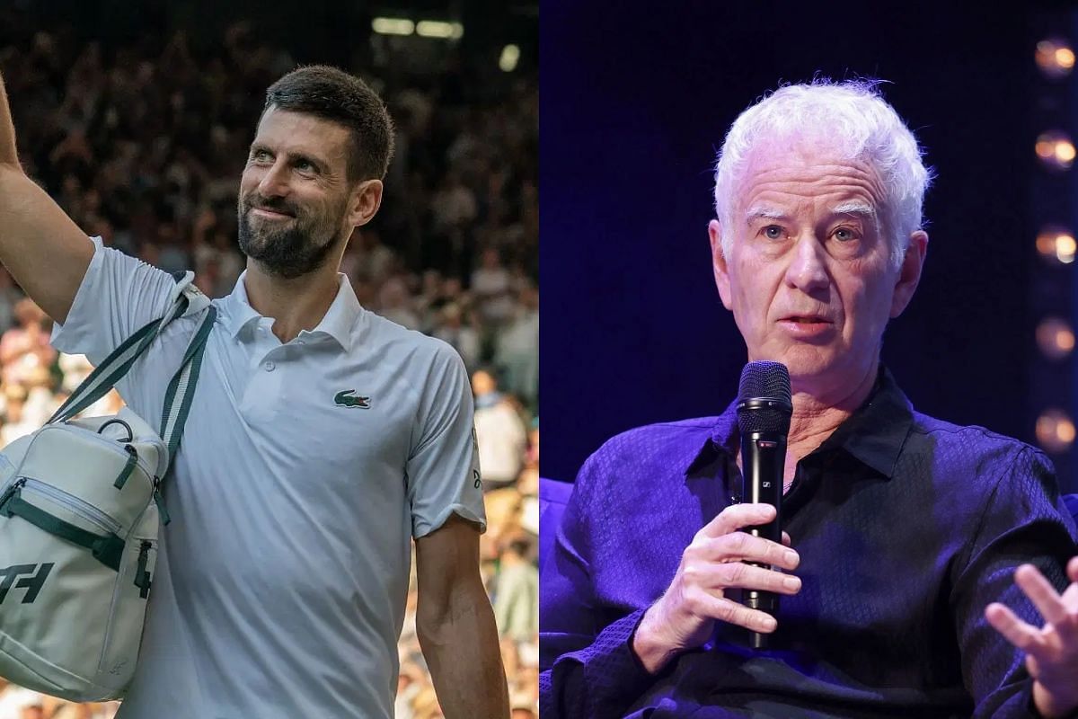 Novak Djokovic and John McEnroe - Source: Getty